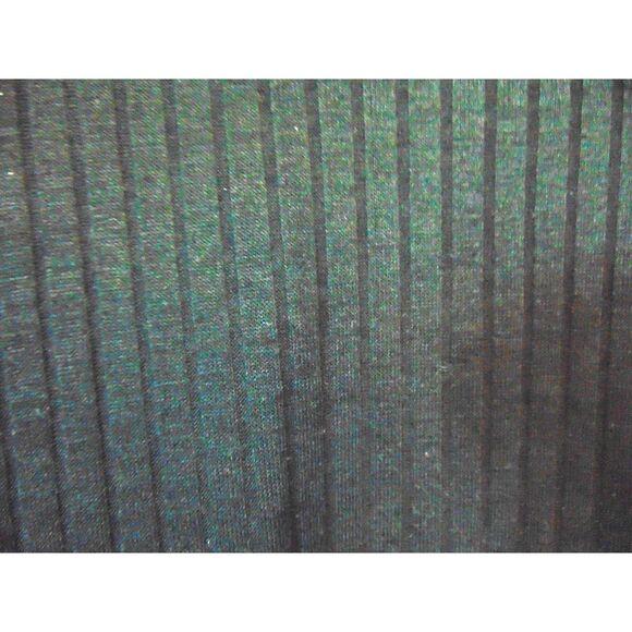 Ribbed Black Draped Cardigan By Dana Buckman Size XL petite one button closure - Picture 9 of 9